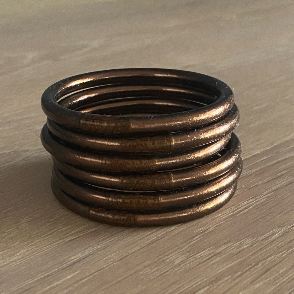 BuDhaGirl Bangles | Meteorite (set of 6)